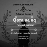 Qora va oq fondagi rasmlar