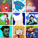 | Лололошка | MrBeast |Фиксай | Фиксплей | Эдисон | Домер | Куплинов | Винди | Пятёрка | Неркин | Nazzy | Заквиель |